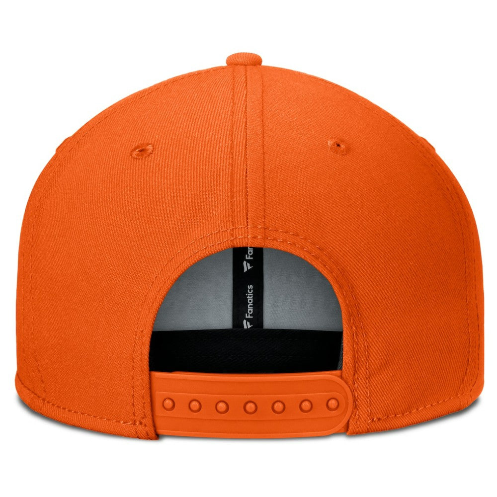 NHL Anaheim Ducks Fanatics Fundamental Gino Stack Snapback Hat - Black