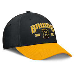NHL Boston Bruins Fanatics Heritage Captain Flex Hat - Black/Gold