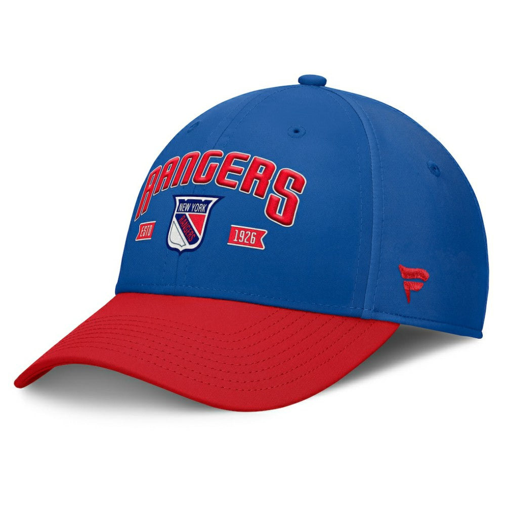 NHL New York Rangers Fanatics Heritage Captain Flex Hat - Blue/Red