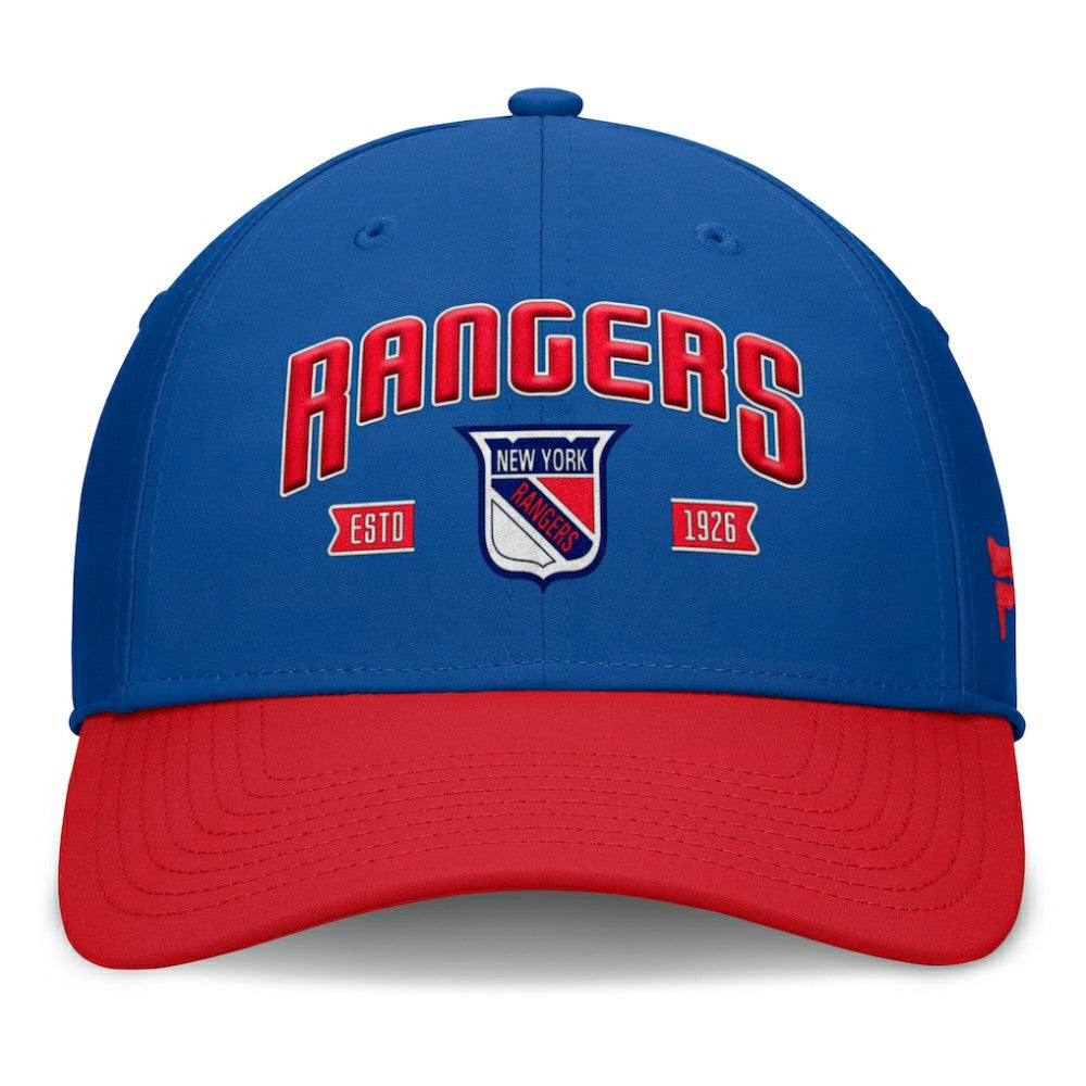 NHL New York Rangers Fanatics Heritage Captain Flex Hat - Blue/Red