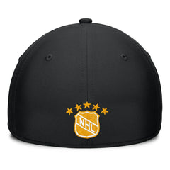 NHL Pittsburgh Penguins Fanatics Heritage Captain Flex Hat - Black/Gold