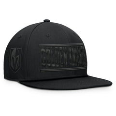 NHL Vegas Golden Knights Fanatics Heritage Ice Time Wordmark Fitted Hat - Black