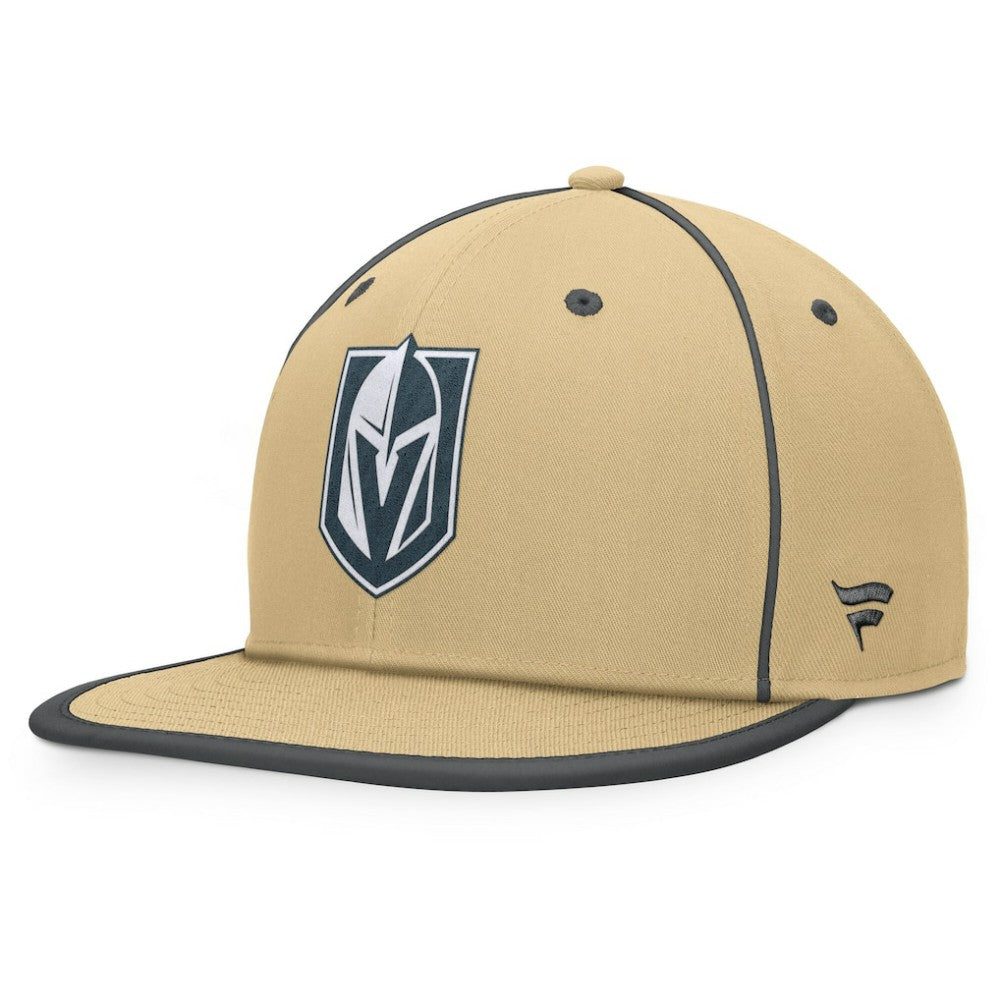NHL Vegas Golden Knights Fanatics Heritage Ice Time Fitted Hat - Gold