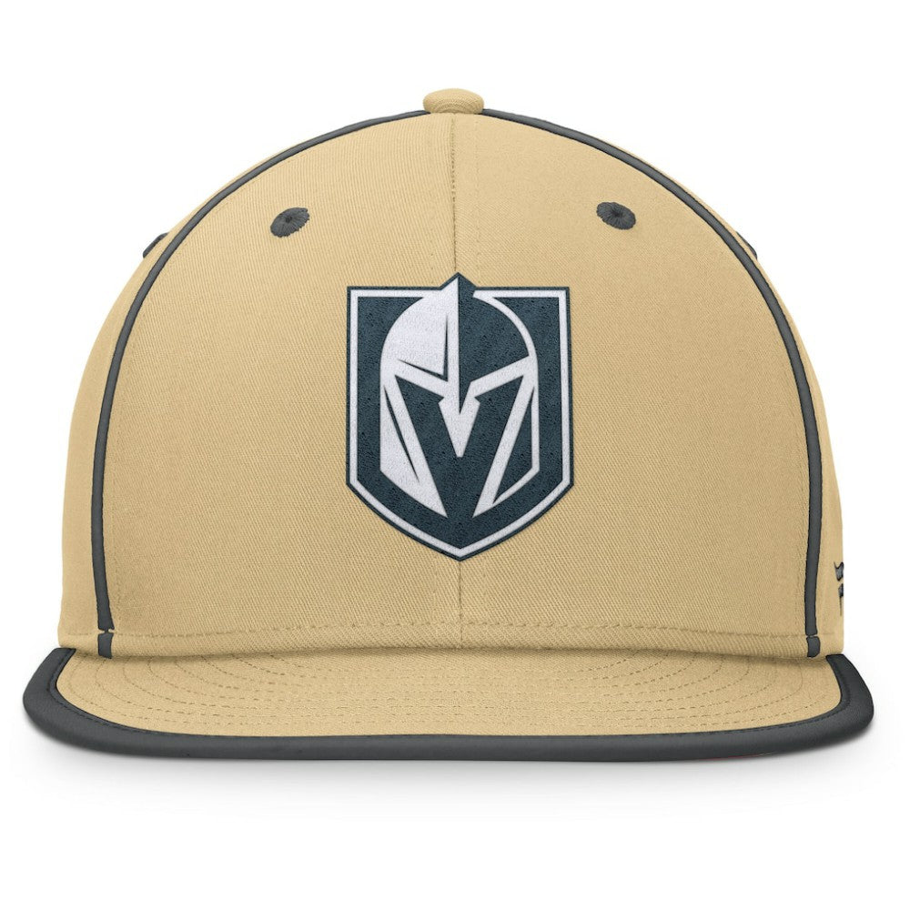NHL Vegas Golden Knights Fanatics Heritage Ice Time Fitted Hat - Gold