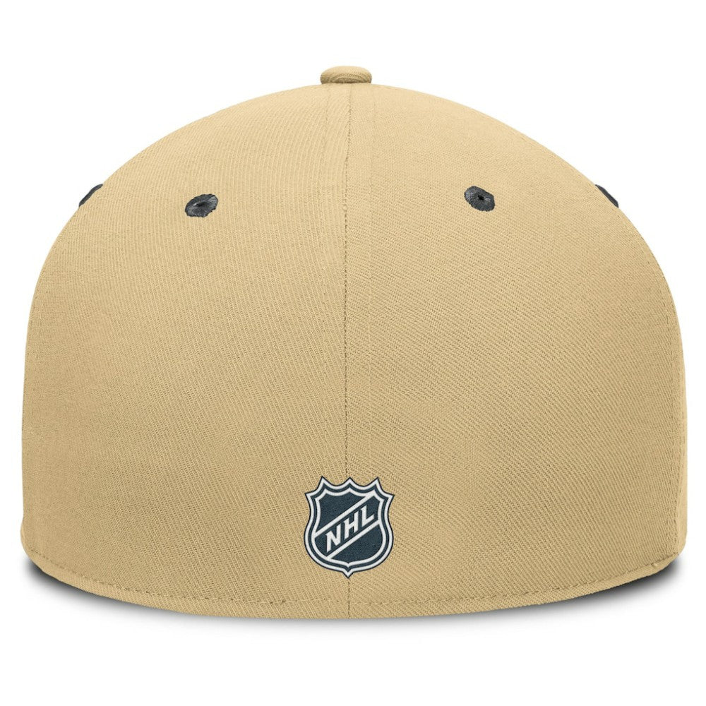 NHL Vegas Golden Knights Fanatics Heritage Ice Time Fitted Hat - Gold