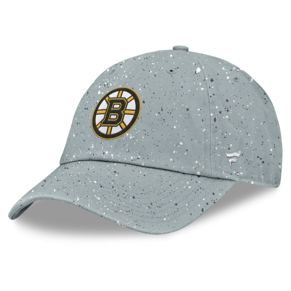 NHL Boston Bruins Fanatics Women's Heritage Snow Day Speckle Adjustable Hat - Gray