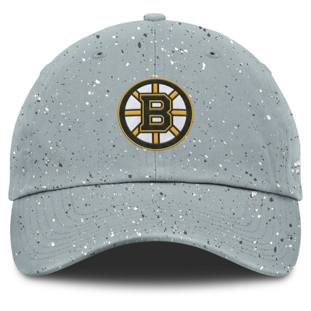 NHL Boston Bruins Fanatics Women's Heritage Snow Day Speckle Adjustable Hat - Gray