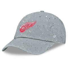 NHL Detroit Red Wings Fanatics Women's Heritage Snow Day Speckle Adjustable Hat - Gray