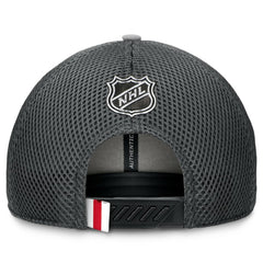 NHL New York Rangers Fanatics Authentic Pro Home Ice Trucker Adjustable Hat - Gray
