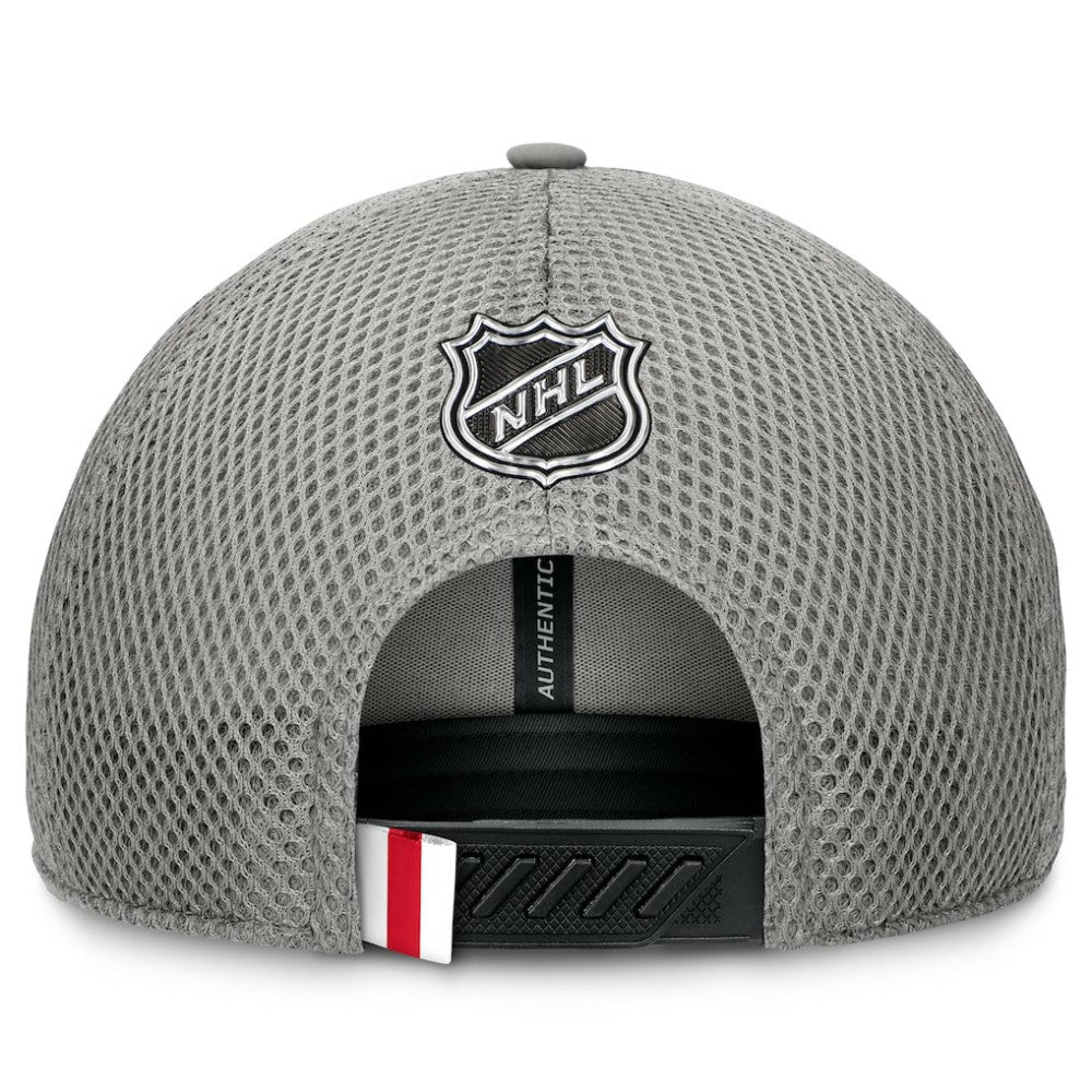 NHL New York Rangers Fanatics Authentic Pro Home Ice Trucker Adjustable Hat - Gray
