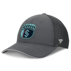 NHL Seattle Kraken Fanatics Authentic Pro Home Ice Trucker Adjustable Hat - Gray
