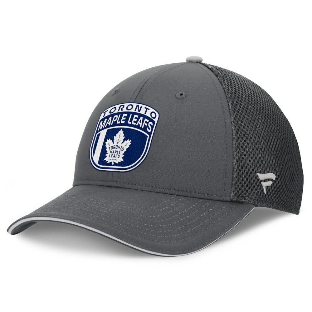 NHL Toronto Maple Leafs Fanatics Authentic Pro Home Ice Trucker Adjustable Hat - Gray