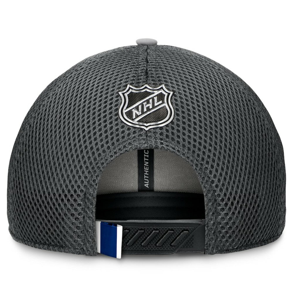 NHL Toronto Maple Leafs Fanatics Authentic Pro Home Ice Trucker Adjustable Hat - Gray