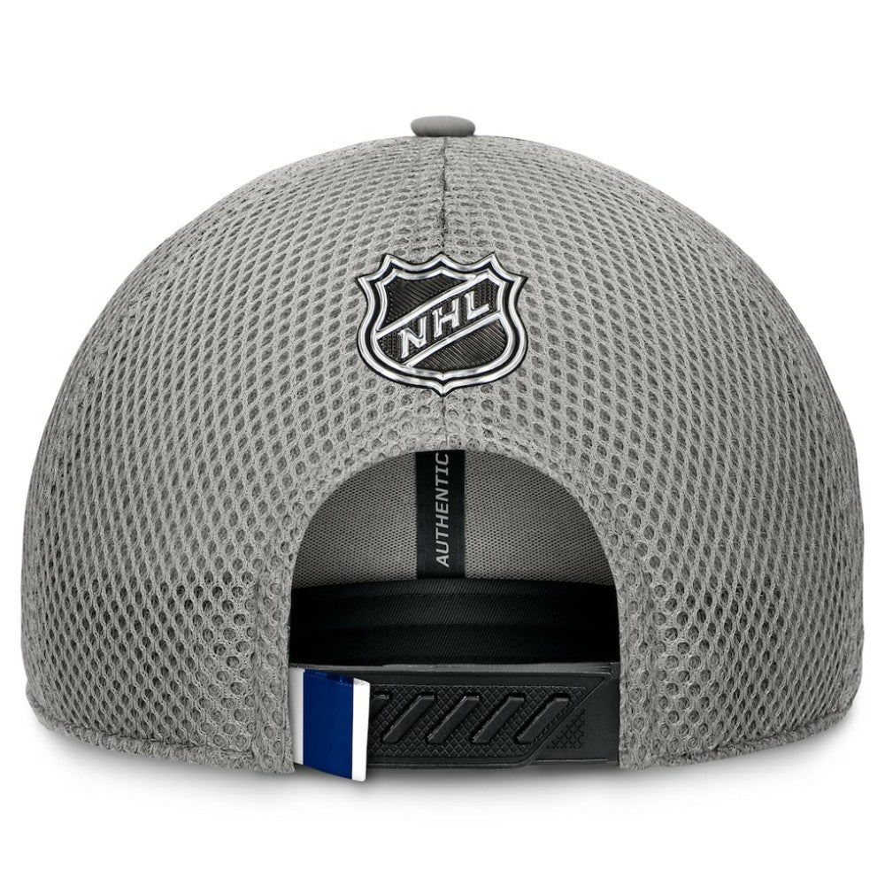 NHL Toronto Maple Leafs Fanatics Authentic Pro Home Ice Trucker Adjustable Hat - Gray