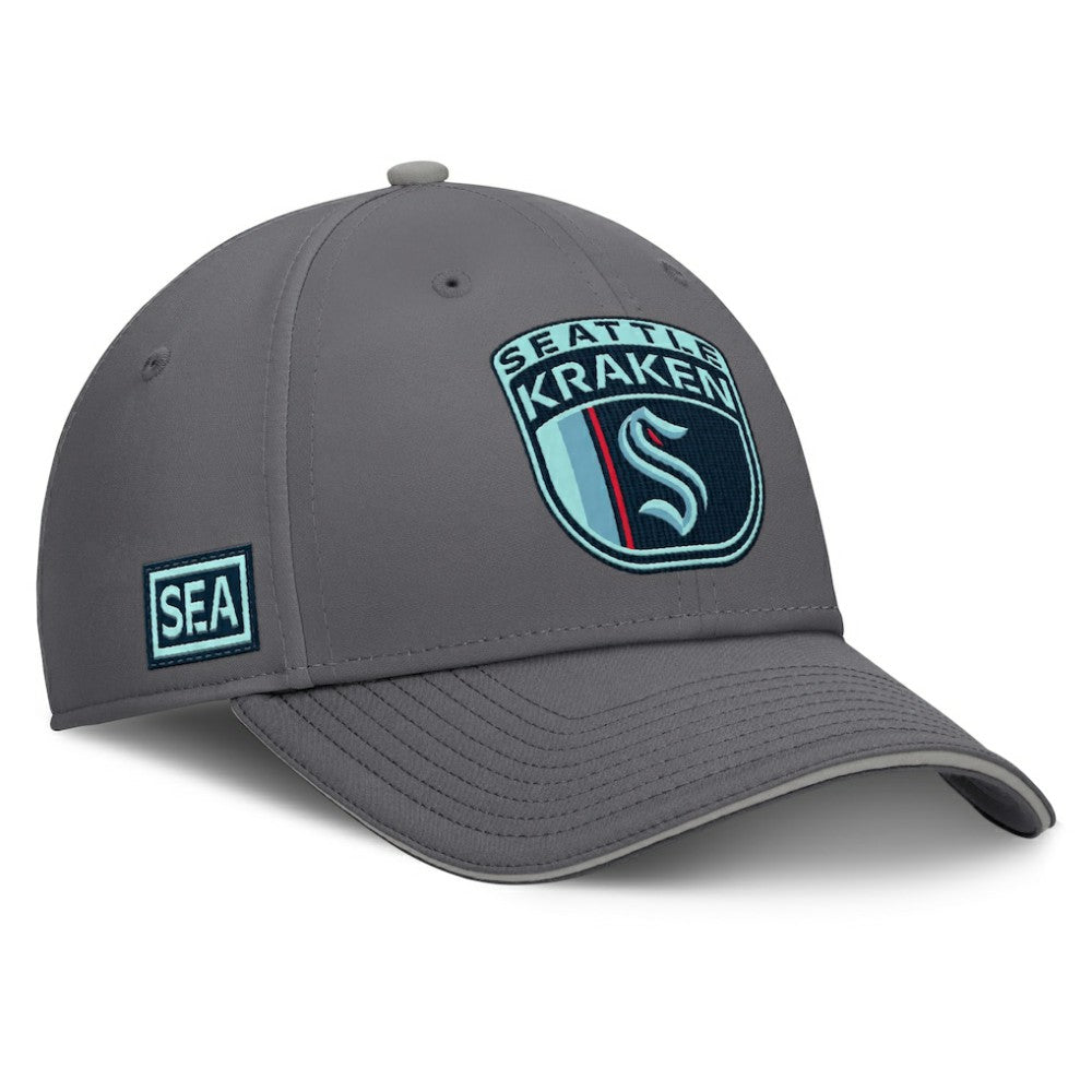 NHL Seattle Kraken Fanatics Home Ice Flex Hat - Gray