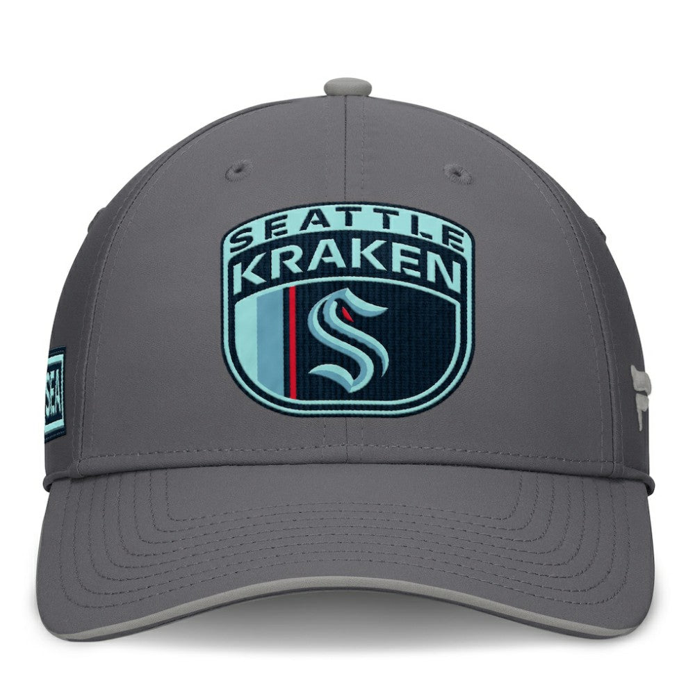 NHL Seattle Kraken Fanatics Home Ice Flex Hat - Gray