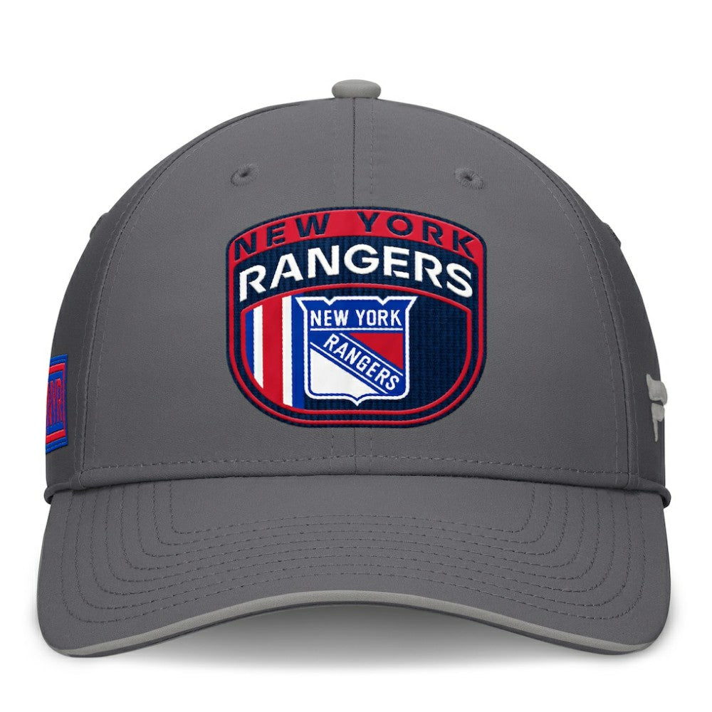 NHL New York Rangers Fanatics Home Ice Flex Hat - Gray