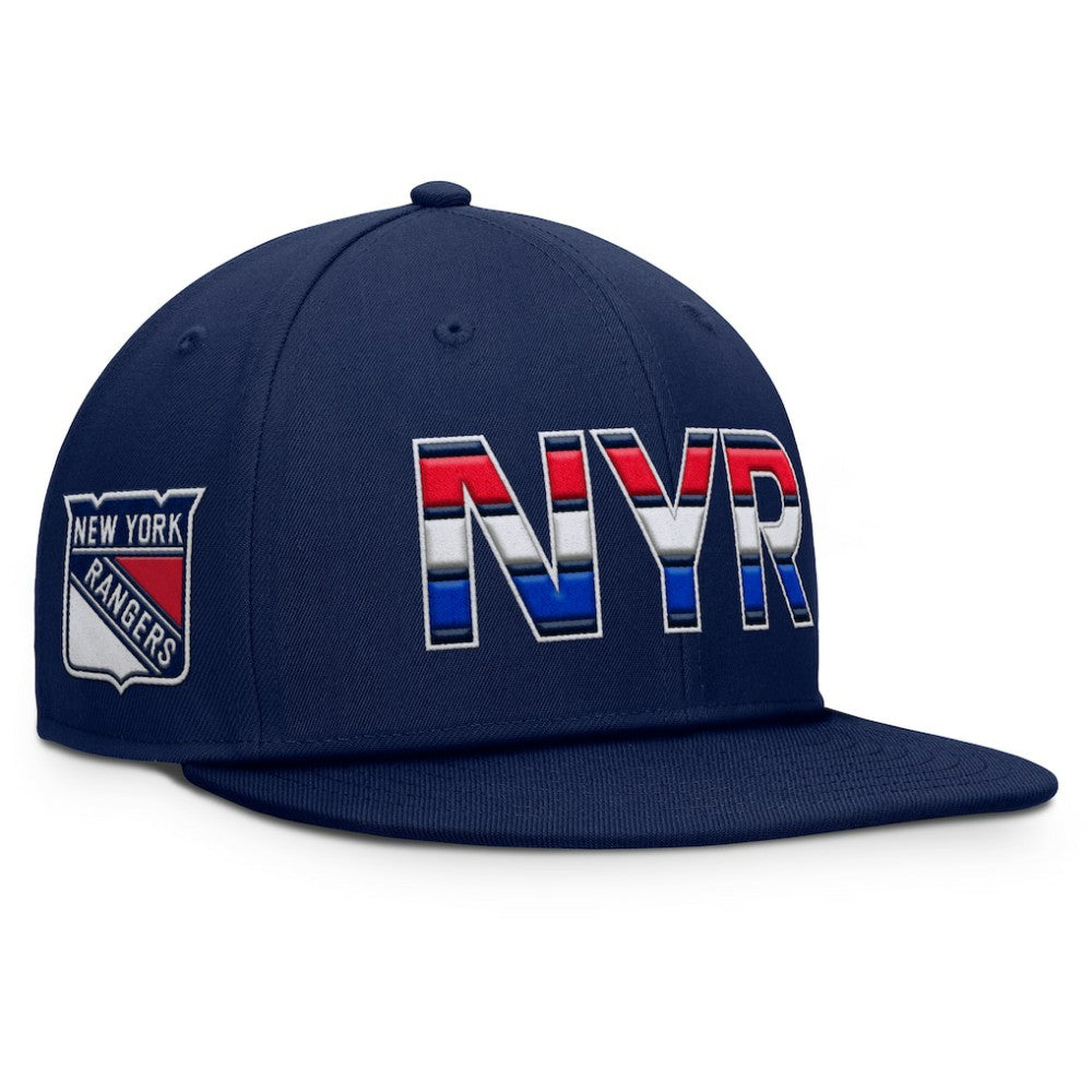 NHL New York Rangers Fanatics Authentic Pro Alternate Jersey Snapback Hat - Navy