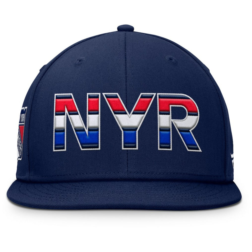 NHL New York Rangers Fanatics Authentic Pro Alternate Jersey Snapback Hat - Navy