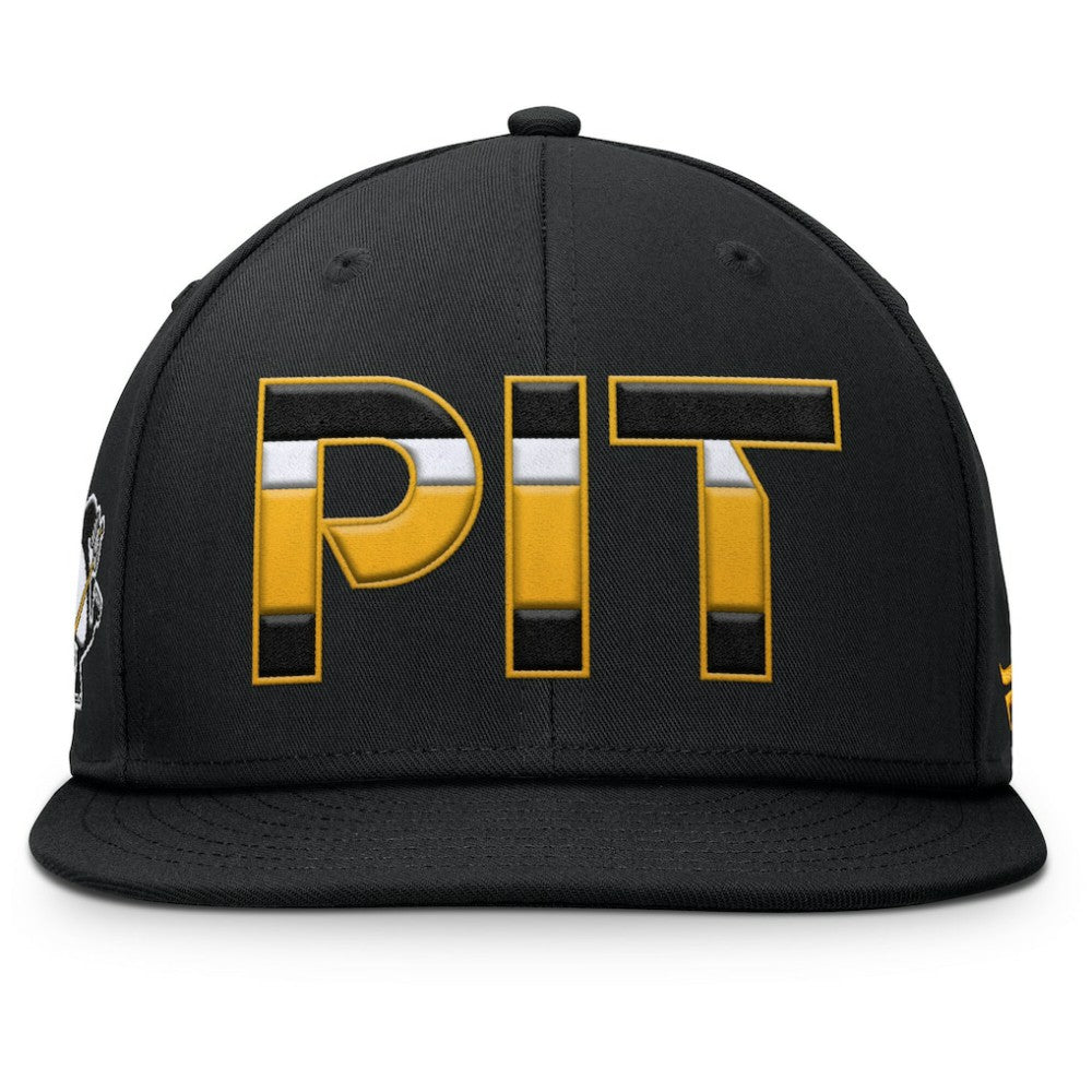 NHL Pittsburgh Penguins Fanatics Authentic Pro Alternate Jersey Snapback Hat - Black