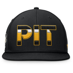 NHL Pittsburgh Penguins Fanatics Authentic Pro Alternate Jersey Snapback Hat - Black