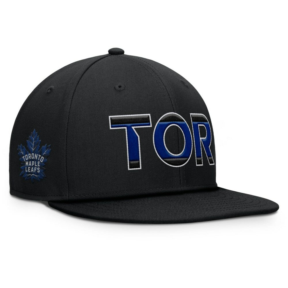 NHL Toronto Maple Leafs Fanatics Authentic Pro Alternate Jersey Snapback Hat - Black
