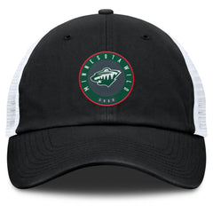 NHL Minnesota Wild Fanatics Averie Trucker Adjustable Hat - Black/Gray