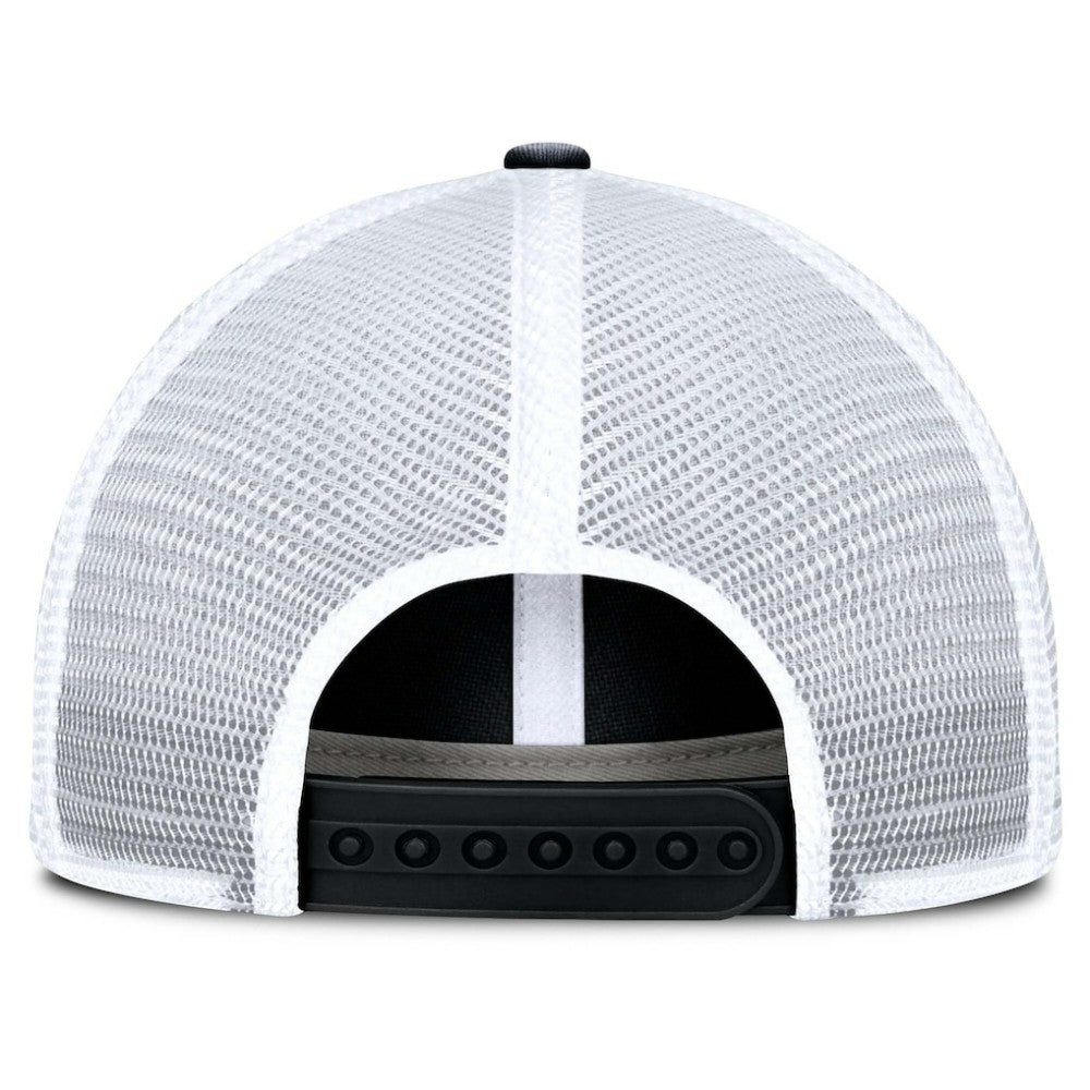 NHL Chicago Blackhawks Fanatics Averie Trucker Adjustable Hat - Black/White