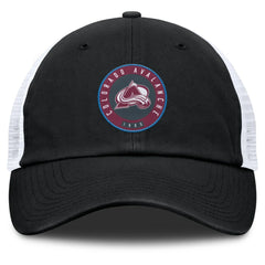NHL Colorado Avalanche Fanatics Averie Trucker Adjustable Hat - Black/White