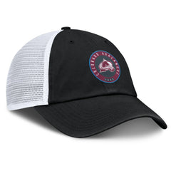 NHL Colorado Avalanche Fanatics Averie Trucker Adjustable Hat - Black/White