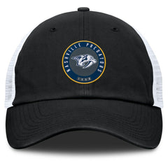 NHL Nashville Predators Fanatics Averie Trucker Adjustable Hat - Black/White