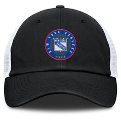 NHL New York Rangers Fanatics Averie Trucker Adjustable Hat - Black/Gray