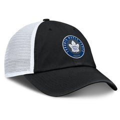 NHL Toronto Maple Leafs Fanatics Averie Trucker Adjustable Hat - Black/Gray
