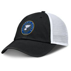 NHL St. Louis Blues Fanatics Averie Trucker Adjustable Hat - Black/White