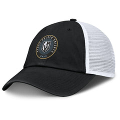 NHL Vegas Golden Knights Fanatics Averie Trucker Adjustable Hat - Black/White