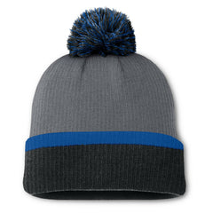 NHL New York Rangers Fanatics Women's Cuffed Knit Hat with Pom - Charcoal