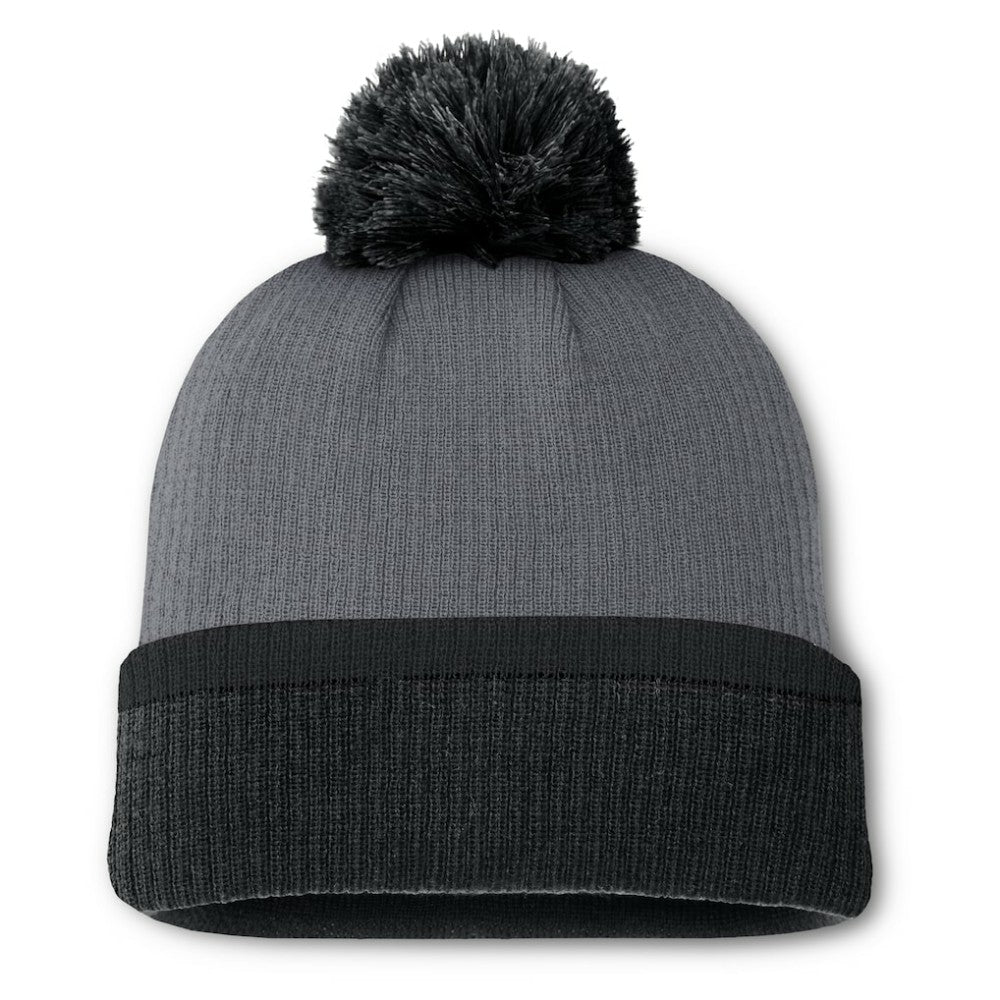 NHL Boston Bruins Fanatics Women's Cuffed Knit Hat with Pom - Charcoal