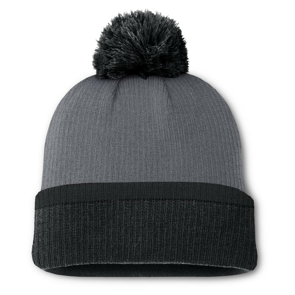 NHL Boston Bruins Fanatics Women's Cuffed Knit Hat with Pom - Charcoal