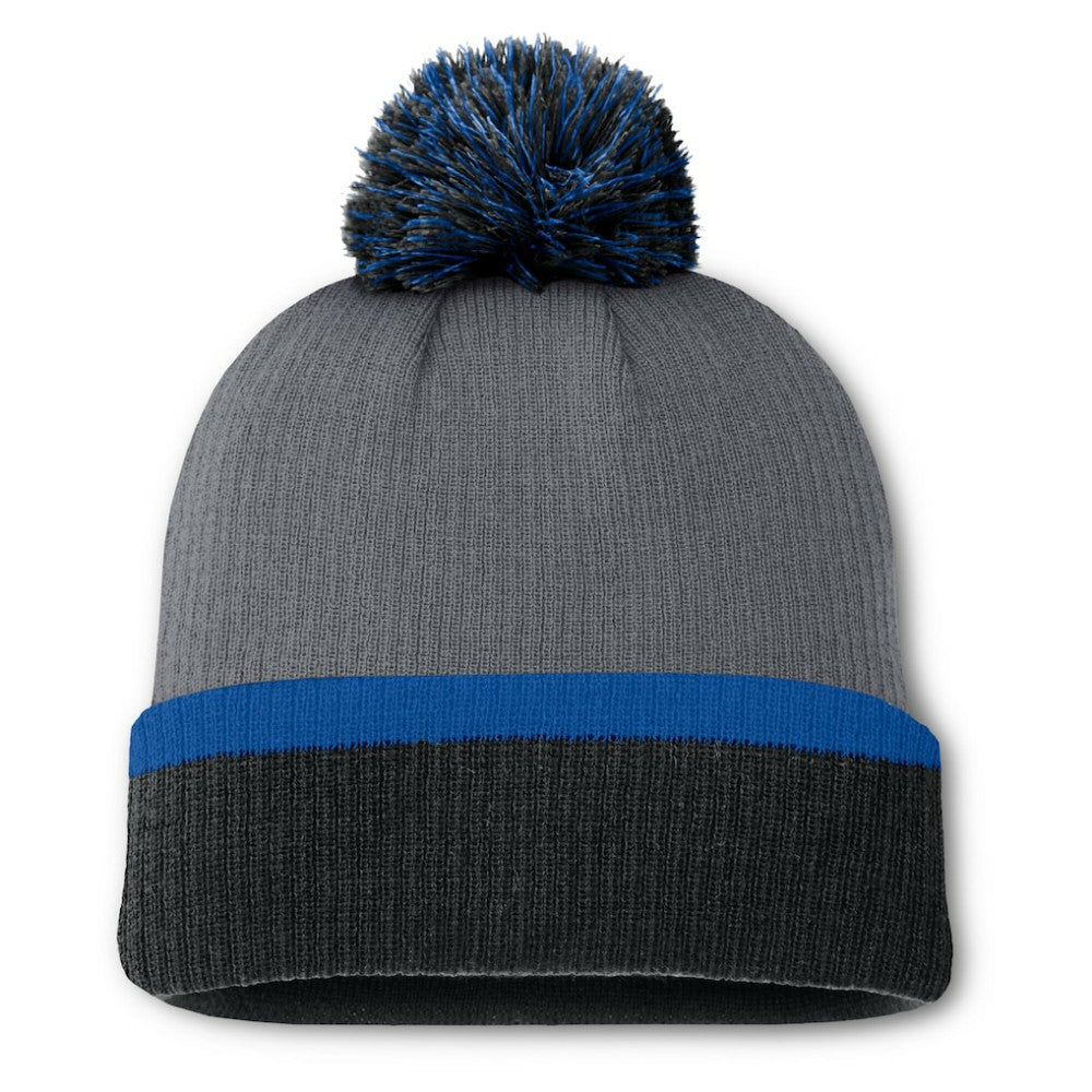 NHL St. Louis Blues Fanatics Women's Cuffed Knit Hat with Pom - Charcoal