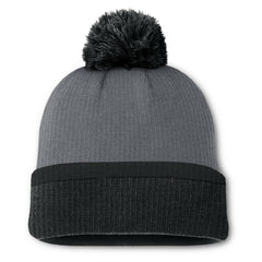 NHL Vegas Golden Knights Fanatics Women's Cuffed Knit Hat with Pom - Charcoal