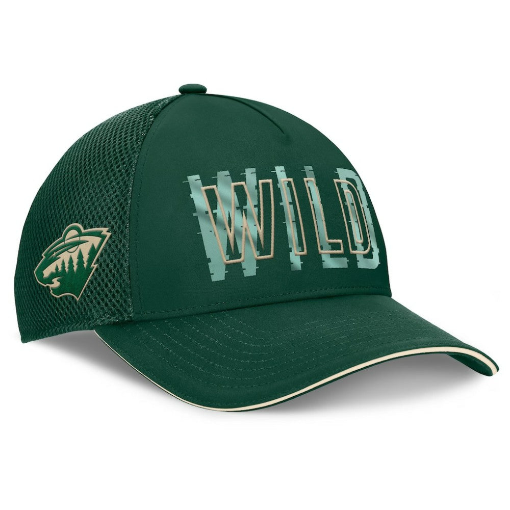 NHL Minnesota Wild Fanatics Fundamental Flex Hat - Green
