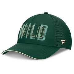 NHL Minnesota Wild Fanatics Fundamental Flex Hat - Green