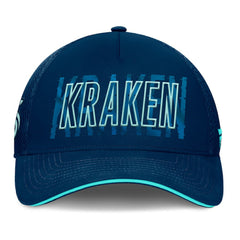 NHL Seattle Kraken Fanatics Fundamental Flex Hat - Deep Sea Blue