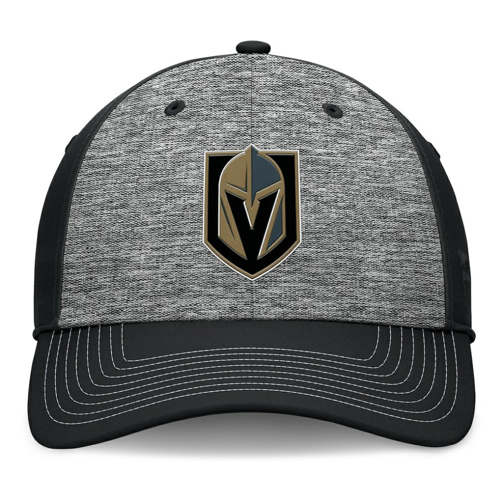 NHL Vegas Golden Knights Fanatics Fundamental Top Shelf 2-Tone Flex Hat - Gray/Black