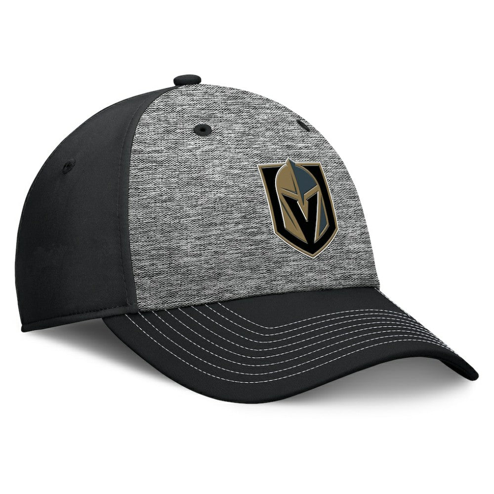 NHL Vegas Golden Knights Fanatics Fundamental Top Shelf 2-Tone Flex Hat - Gray/Black