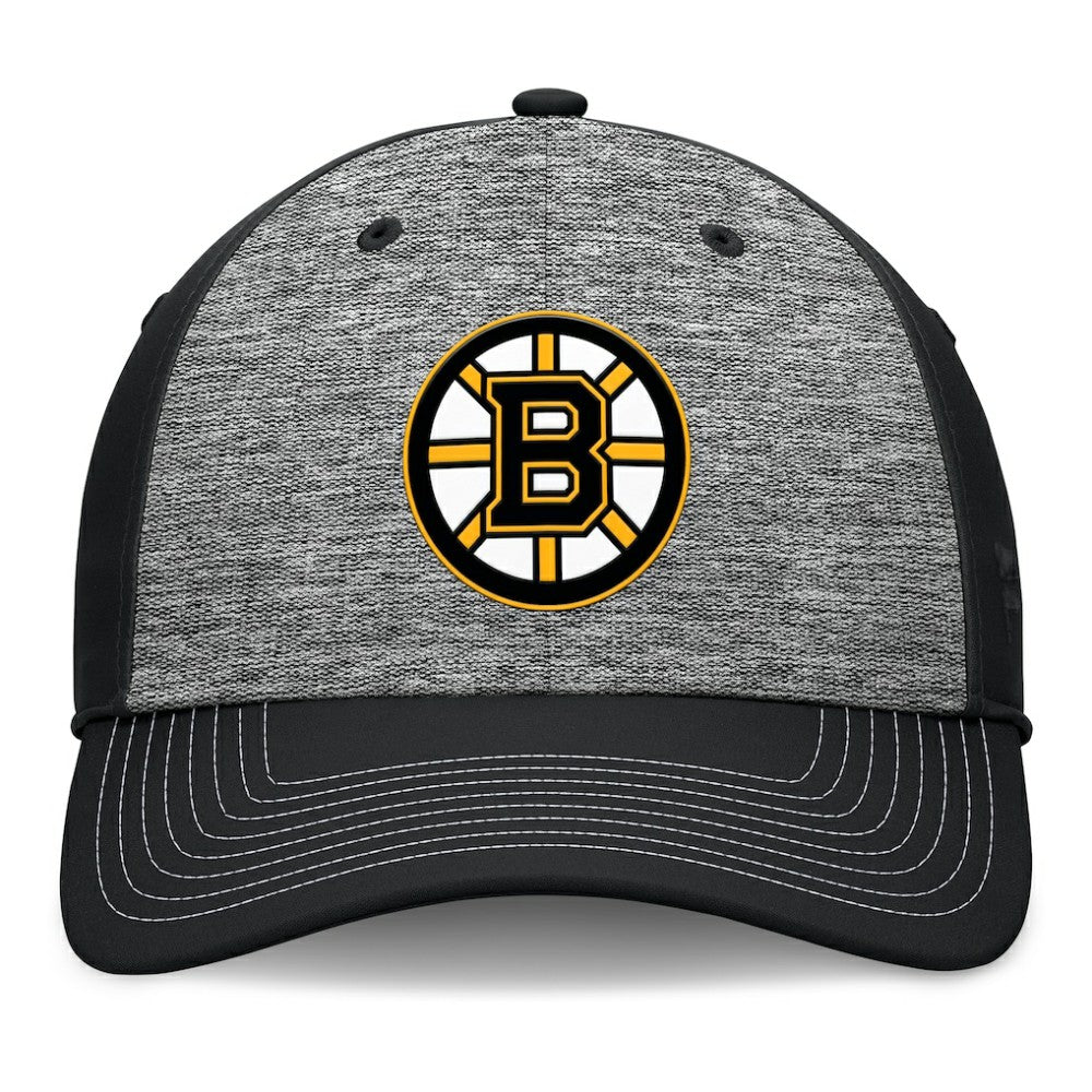 NHL Boston Bruins Fanatics Fundamental Top Shelf 2-Tone Flex Hat - Gray/Black
