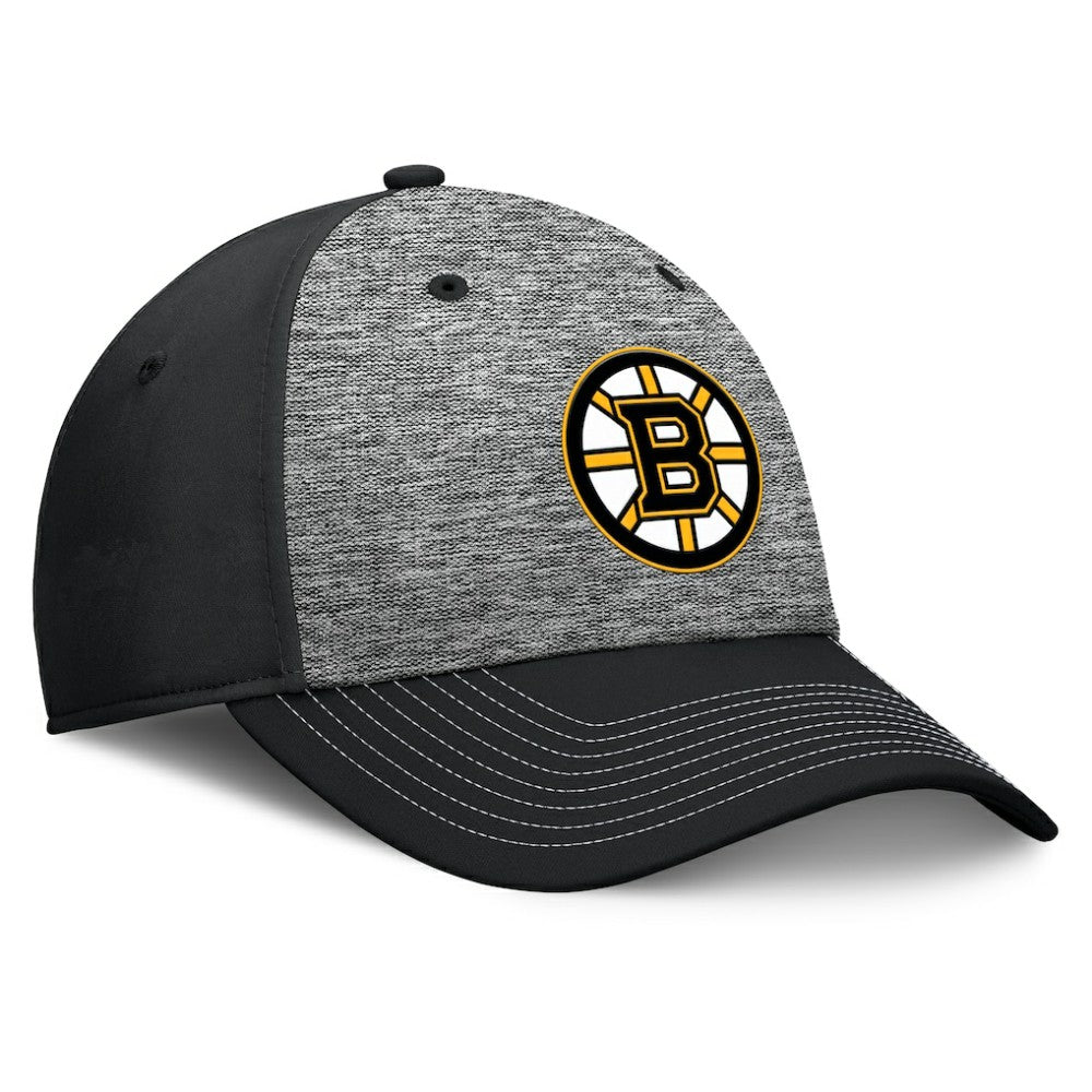 NHL Boston Bruins Fanatics Fundamental Top Shelf 2-Tone Flex Hat - Gray/Black