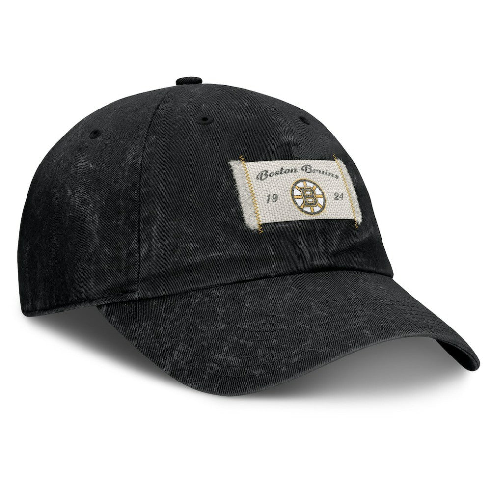 NHL Boston Bruins Fanatics Women's Heritage Away Game Adjustable Hat - Black