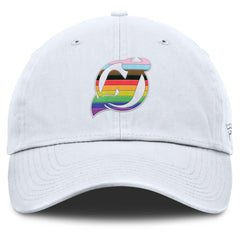 NHL New Jersey Devils Fanatics PRIDE Adjustable Hat - White