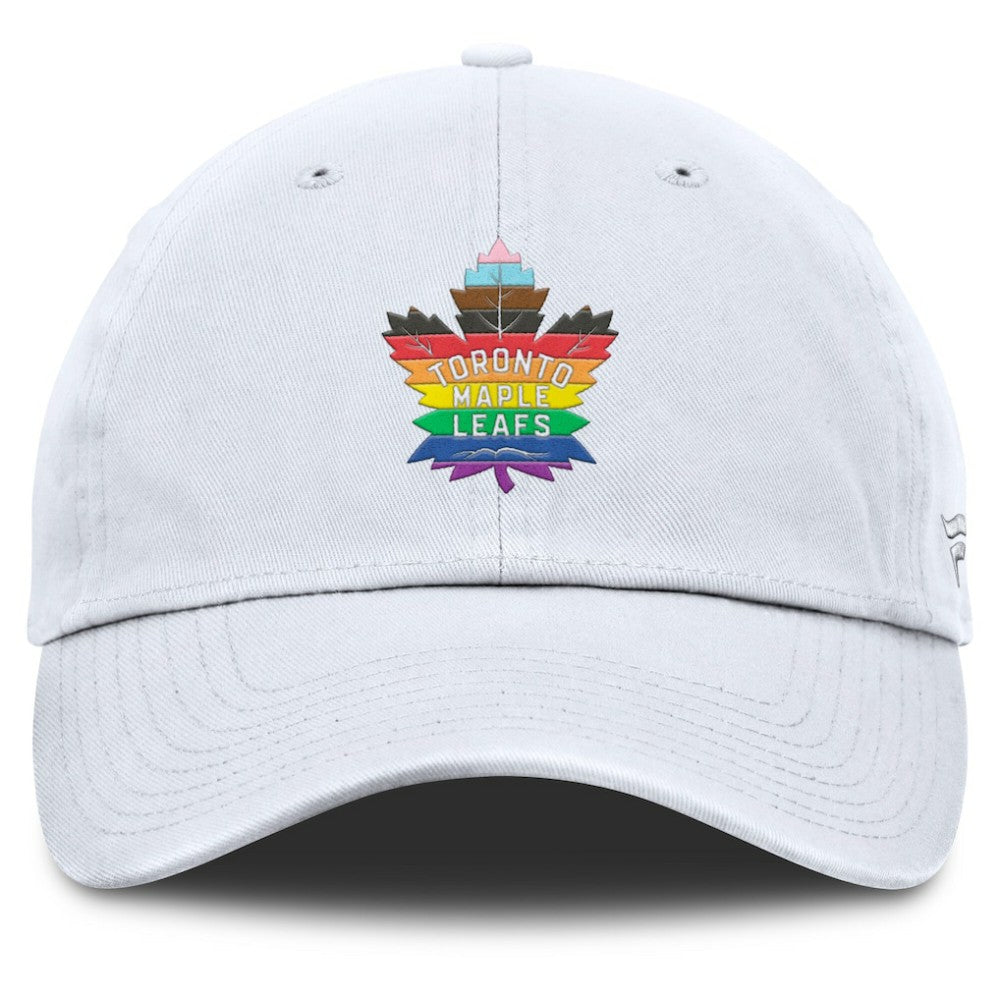 NHL Toronto Maple Leafs Fanatics PRIDE Adjustable Hat - White